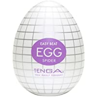 Tenga Huevo Spider- Funda Masturbadora- 4.9 x 6.1 x 4.9 cm- Color Blanco-Lila-Plata - 43 gr